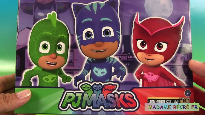 83.Pyjamasques PJ Masks Figurines Comic Con Cubeez Superman Batman Surprises