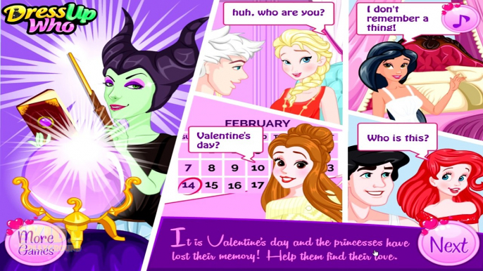 Disney Princesses Elsa Ariel Jasmine Valentines Chaos - Princess Love Problems Game for Kids-Bwlq_UFICcQ
