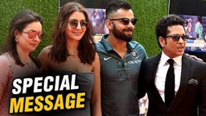 Sachin Tendulkar and more Cricketers WISH Anushka Sharma Virat Kohli | anushka Virat Wedding