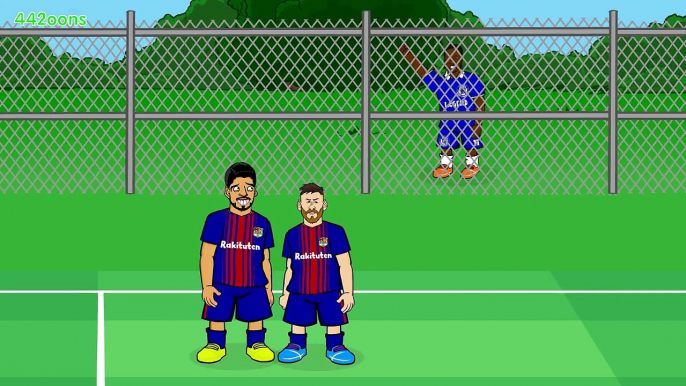 TEAMS REACT TO THE CHAMPIONS LEAGUE DRAW(Parody feat Messi, Ronaldo, Neymar and more!)