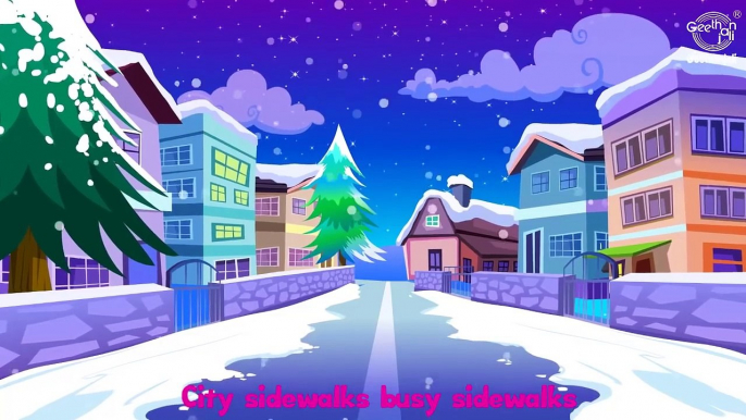 City Sidewalks Christmas Carol - Christmas Song with Lyrics-PKlv95SzWEM