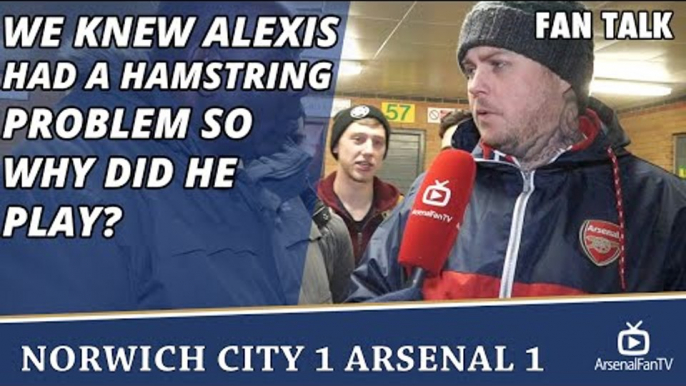 We Knew Alexis Had A Hamstring Problem So Why Did He Play?  | Norwich City 1 Arsenal 1