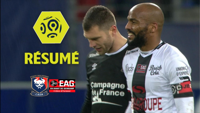 SM Caen - EA Guingamp (0-0)  - Résumé - (SMC-EAG) / 2017-18