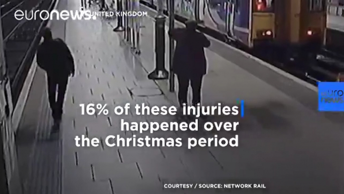 Drunk Travelers Fall On To Rail Tracks During The Festive Period