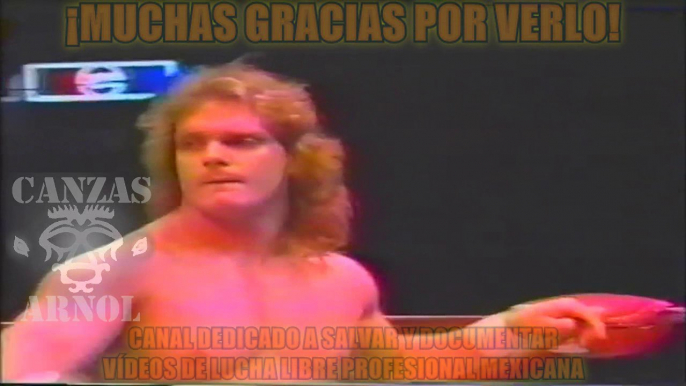 Chris Benoit, King Haku & La Fiera vs Negro Casas, Sangre Chicana & Dr. Wagner Jr.| CMLL 1993