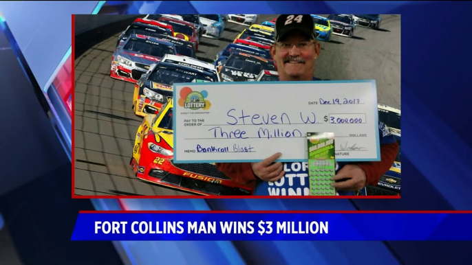 Colorado Man Wins $3 Million on Scratch Off Ticket