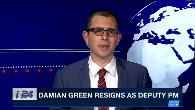 i24NEWS DESK | Damian Green resigns as deputy PM | Wednesday, December 20th 2017