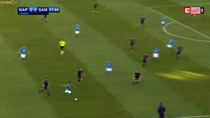 Marek Hamsik  Goal HD - Napoli	3-2	Sampdoria 23.12.2017