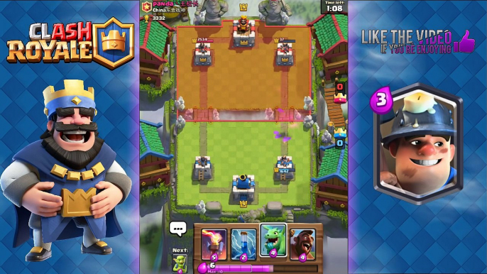 Clash Royale - Best Miner Deck and Attack Strategy for Arena 6, 7, 8 | Miner + Hog Rider Cycle Deck