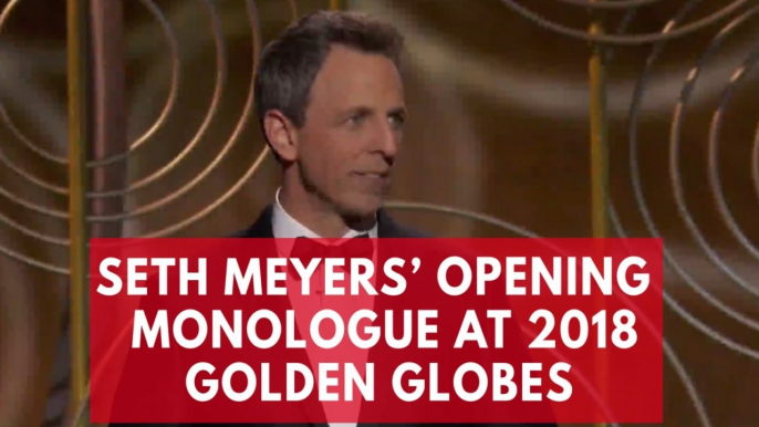 Best Seth Meyers jokes tackling Hollywood scandals during 2018 Golden Globes opening monologue