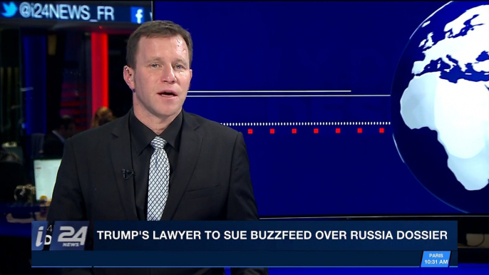 i24NEWS DESK | Trump's lawyer to sue Buzzfeed over Russia dossier | Wednesday, January 10th 2018