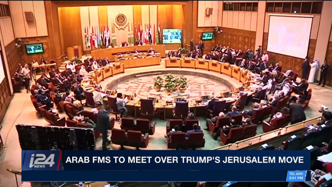 i24NEWS DESK | Arab FMs to meet over Trump's Jerusalem move | Wednesday, January 10th 2018