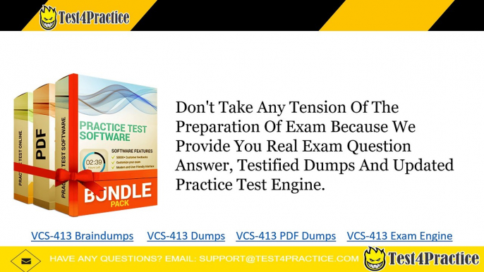 Pass your Veritas VCS-413 Exam With VCS-413 Exam Dumps