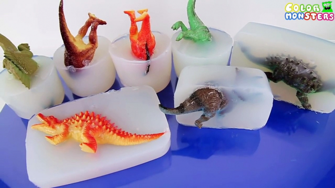 Learn Dinosaurs Name Sounds Dinosaurs - Learn Names Of Dinosaurs - Dinosaurs In Jelly Opening