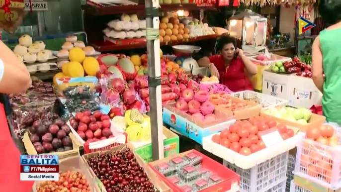 Bentahan ng mga bilog na prutas sa Binondo, matumal