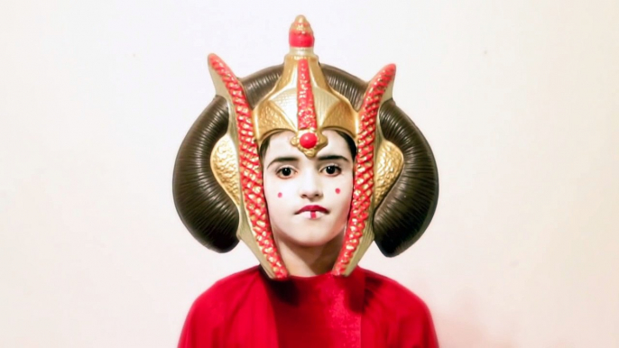 STAR WARS QUEEN AMIDALA MAKEUP TUTORIAL/ HALLOWEEN COSTUME