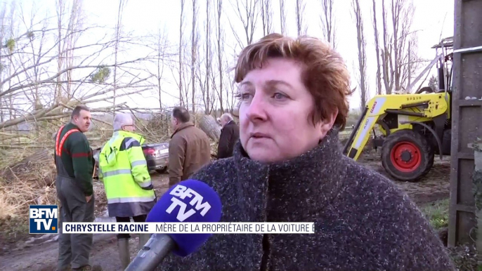 Arbres arrachés, échafaudage effondré, tuiles envolées… les dégâts d’Eleanor en images