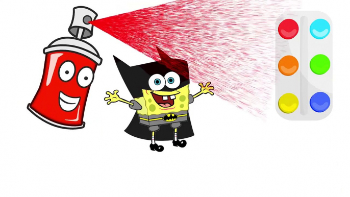 SURPRISE EGGS!!! SPONGEBOB vs BATMAN! Disney CARS MARVEL SpiderMan! Learn Colors!-FS6RiOIgSRk