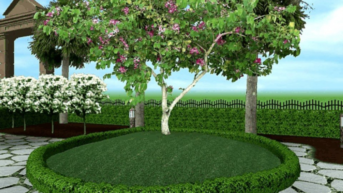 3D Landscaping - Parking & Garden space in front of Industrial Area Club House