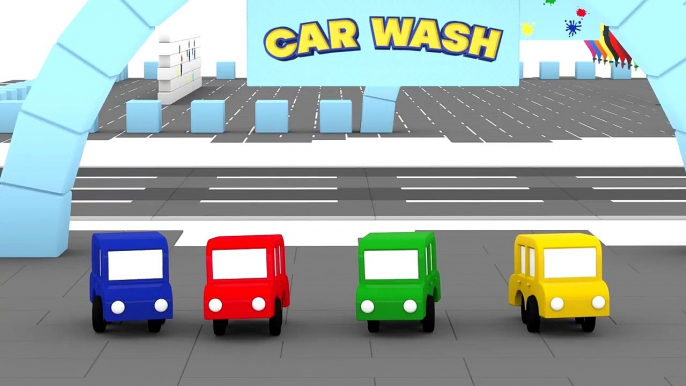 Cartoon Cars - CAR WASH PAINTBALL - Cars Cartoons for Children - Childrens Animation Videos for k