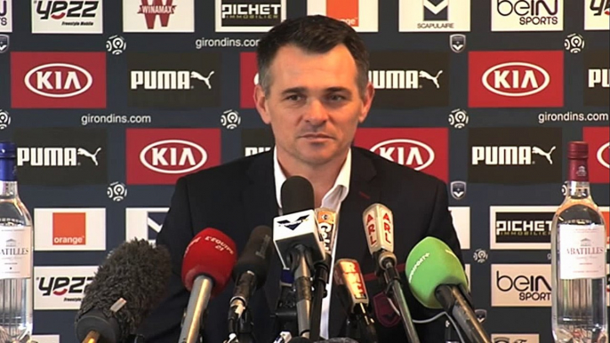 Conférence Willy Sagnol avant Lille Bordeaux par Girondins