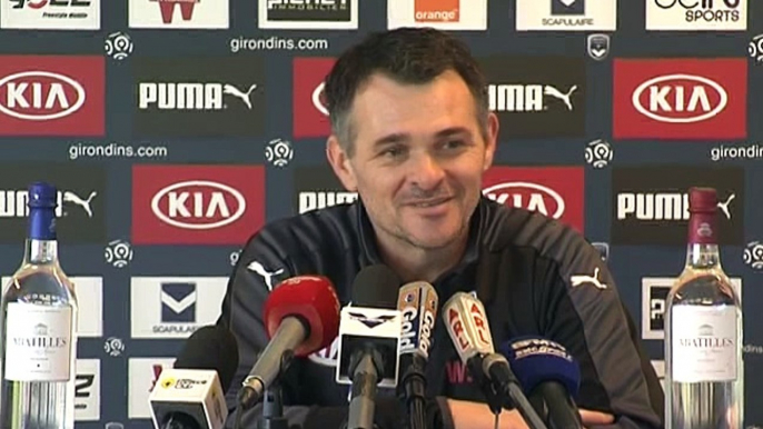 Conférence Willy Sagnol avant Bordeaux Rennes par Girondins