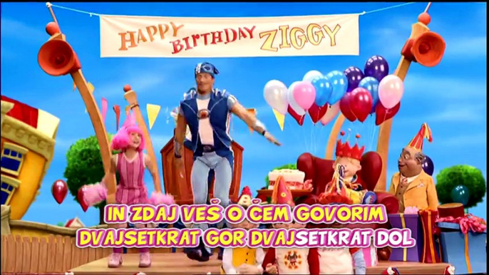 LazyTown - Twenty Times Time (Slovenian) w/ subs