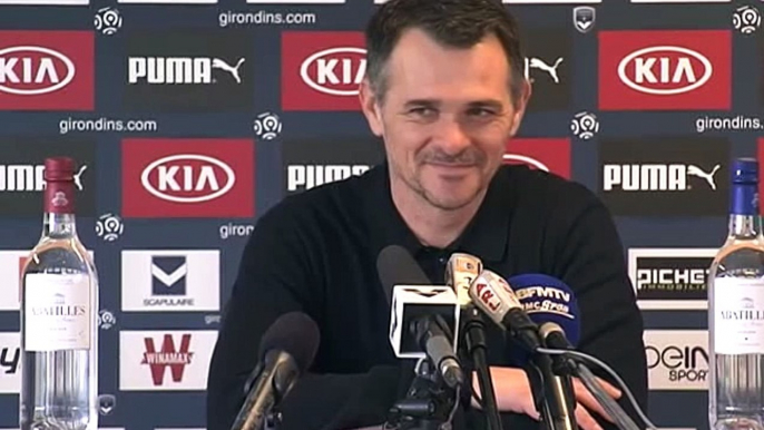 Conférence avant FCGB vs FCN Willy Sagnol par Girondins