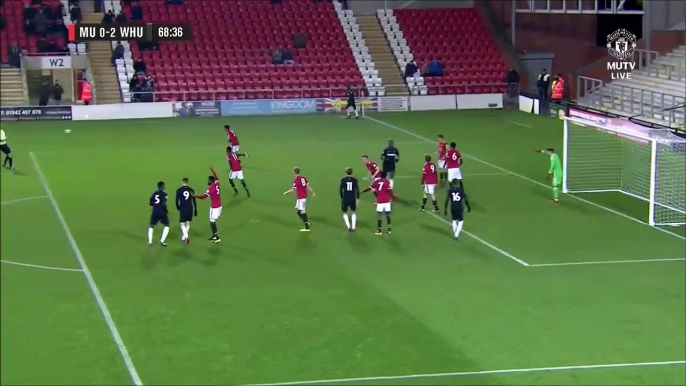 All Goals England  Premier League 2  Division 1 - 08.01.2018 Man United U23s 0-3 West Ham Utd U23s