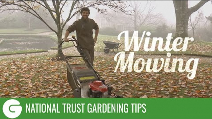 National Trust Gardening Tips: Winter Mowing