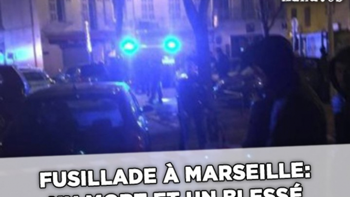 Fusillade à Marseille: Un mort et un blessé grave