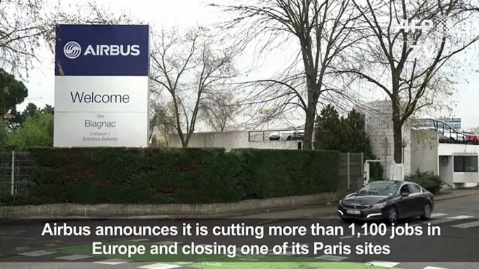 Airbus cuts 1,100 jobs in France, Germany