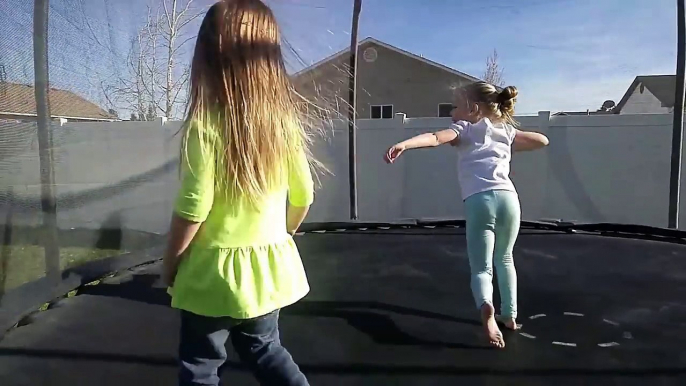 Trampoline Trick Gone Wrong!! Kids Gymnastics Class Fun With Dad | Ball Pit Fails