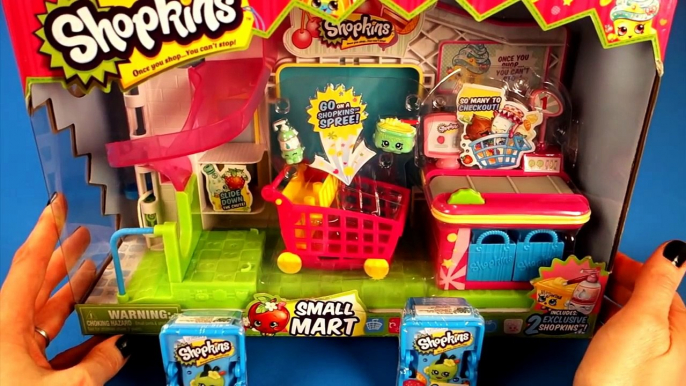 Shopkins SmallMart plus Shopkins Mystery Blind Bags