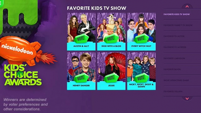 Kids Choice Awards Voting new