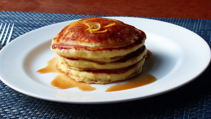 Lemon Ricotta Pancakes - Easy Lemon Pancakes Recipe