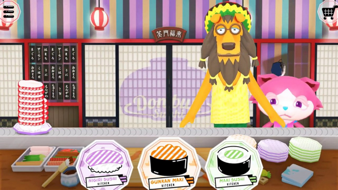 Children Play Sushi Kitchen Game - TO-FU Oh!SUSHI Kids Prepare Yummy Sushi