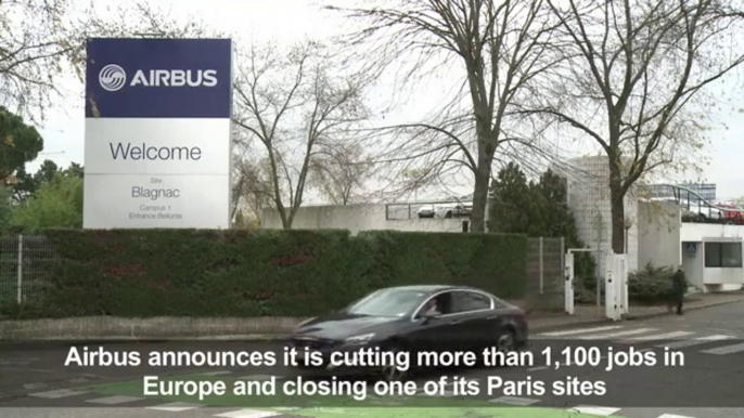 Airbus cuts 1,100 jobs in France, Germany