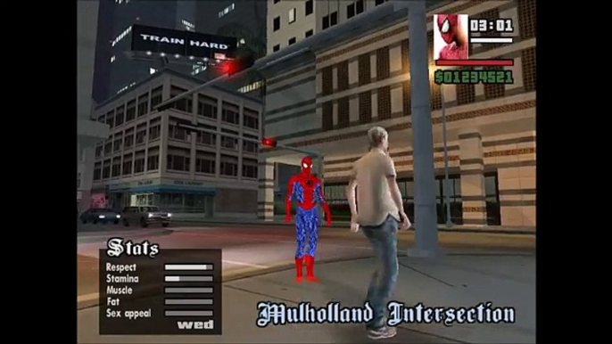 GTA SA The amazing spider man mod