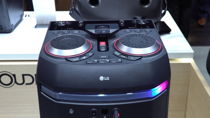 CES 2018 : LG OK75, Enceinte et table de mixage multi-service