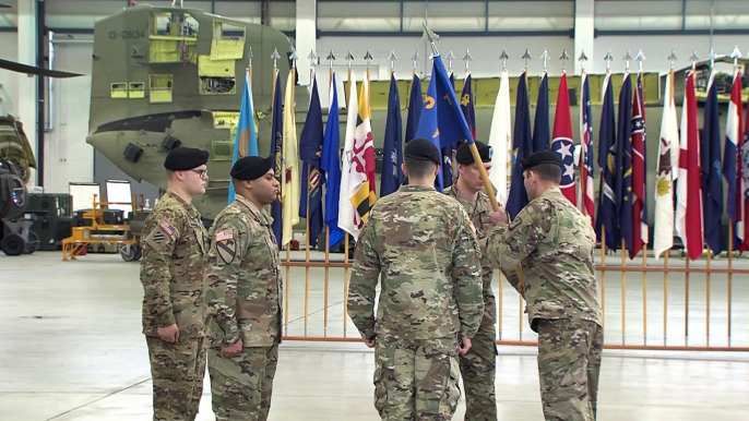 Change of Command Capt. Peter E. Nickoloff and Capt. Joshua R. Alexander