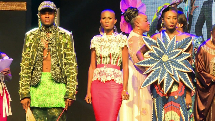 African catwalk models step into the spotlight