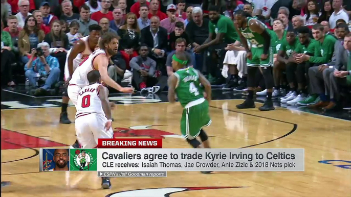Stephen A. Smith Reacts To Cavaliers Trading Kyrie Irving To Celtics | SportsCenter | ESPN