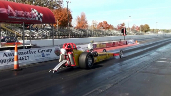 Let the cars do the talking Muscle Car Drag Racing at Milan Dragway mix of Track & Street in HD