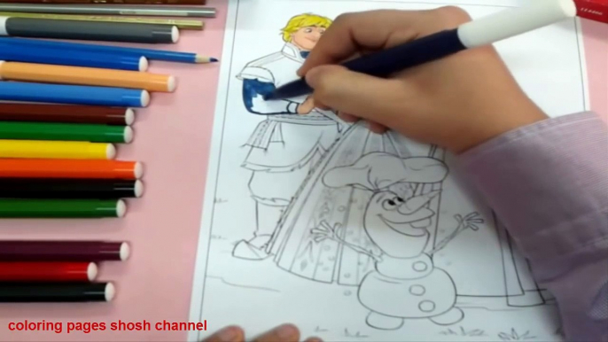 princess coloring pages : How to color elsa coloring pages , disney coloring pages , speed coloring