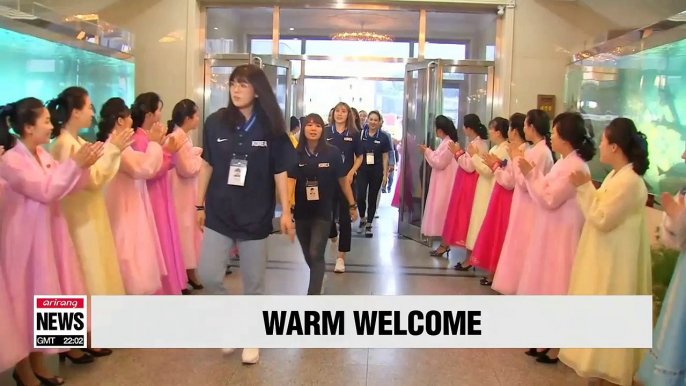 North Korea hosts welcoming dinner for South Korean officials, basketball players