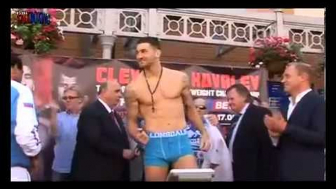 BOXING Nathan Cleverly Vs Sergey Kovalev,world light heavyweight championship weigh in