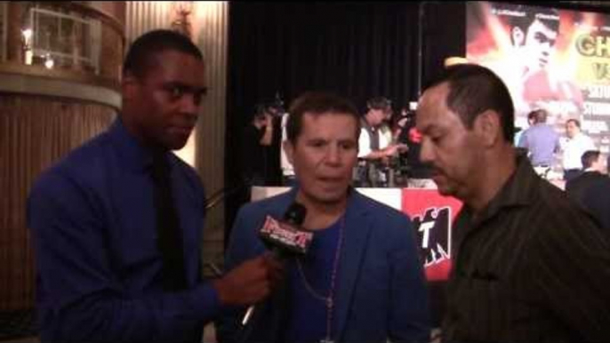 JULIO CESAR CHAVEZ SR: Julio Cesar Chavez Jr; Follow In My Footsteps