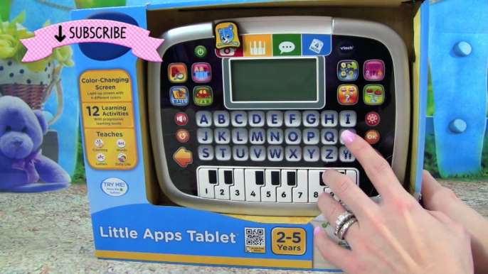 Learn ABC Alphabet With VTech Little Apps Tablet! ABC Video Toy Review! ABC Alphabet Video For Kids