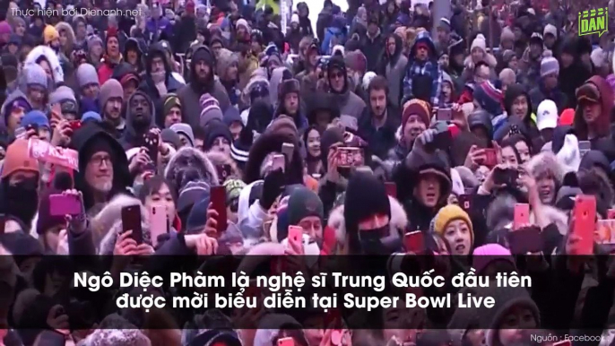 Ngô Diệc Phàm - nghệ sĩ Trung Quốc đầu tiên được biểu diễn tại Super Bowl